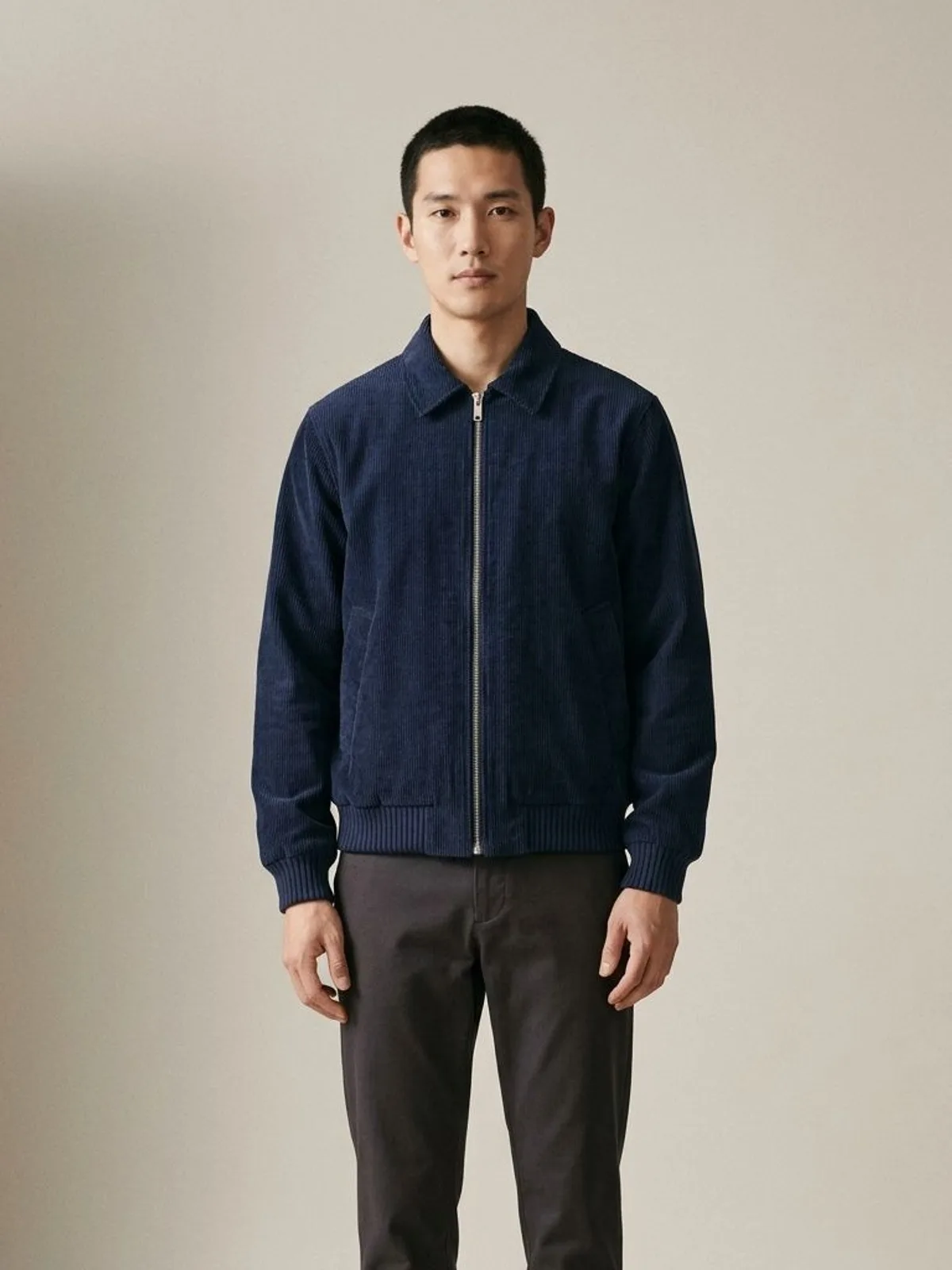 Fitilli bomber ceket