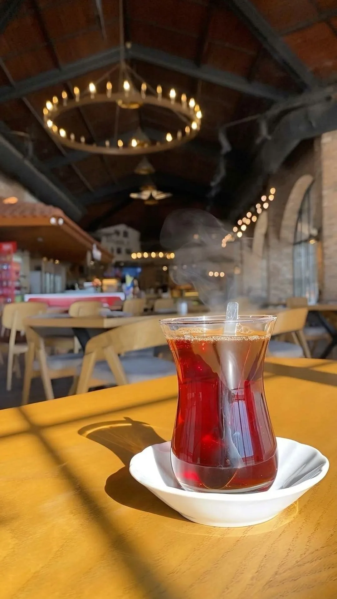 Kubbenin altında çay