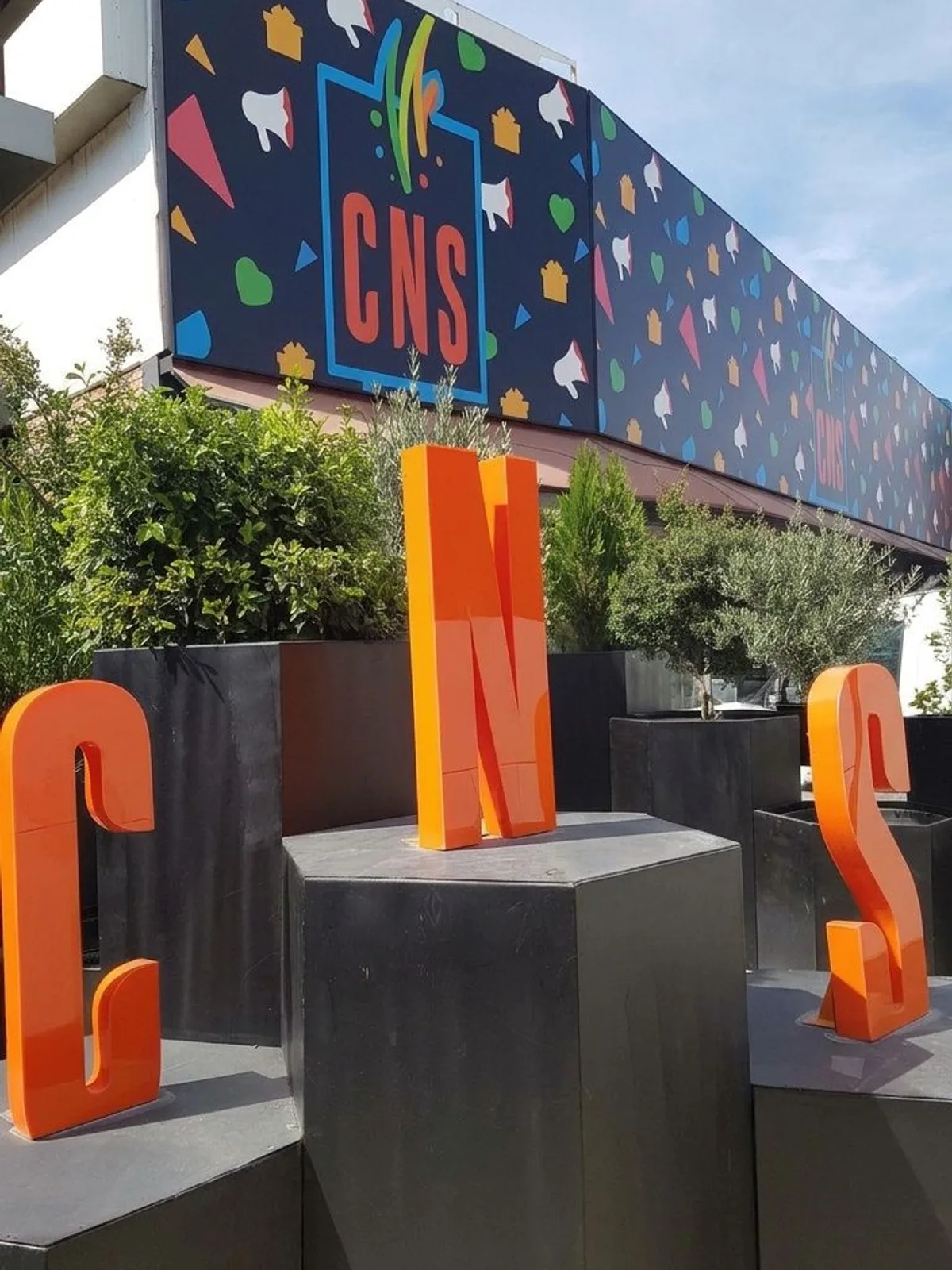 CNS girişindeki turuncu harfler